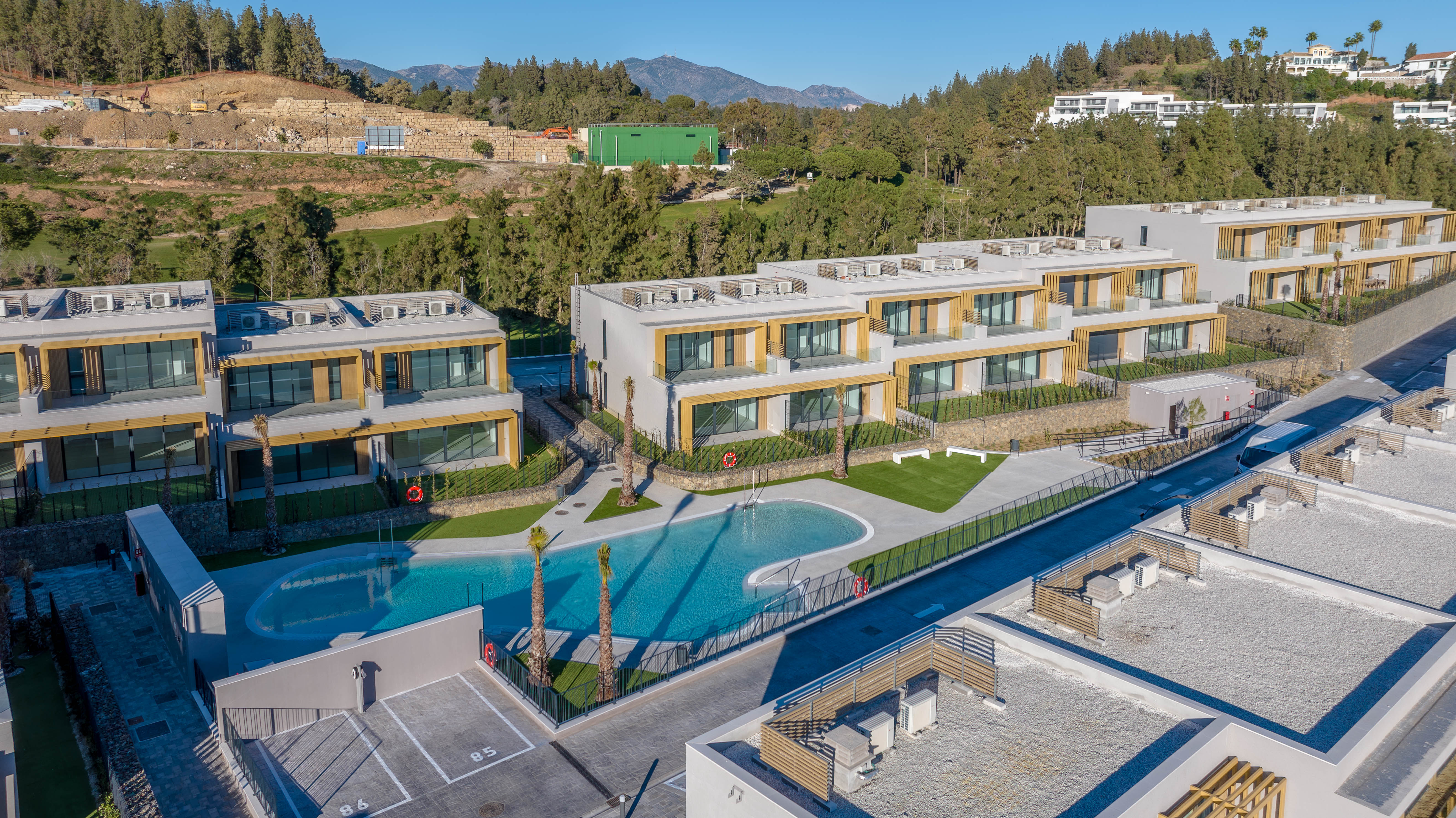 Contemporary Townhouses Surrounded by Golf, Nature, and Mediterranean Comfort