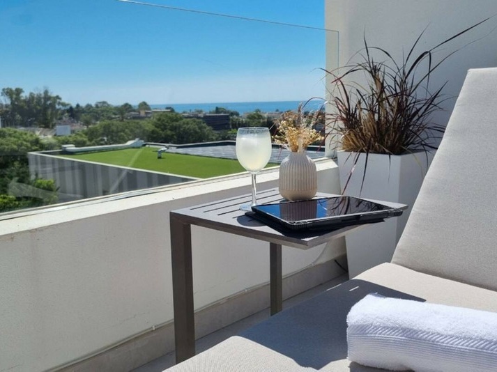 Modern Duplex Penthouse with Sea & Mountain Views Just 8 Minutes from the Beach