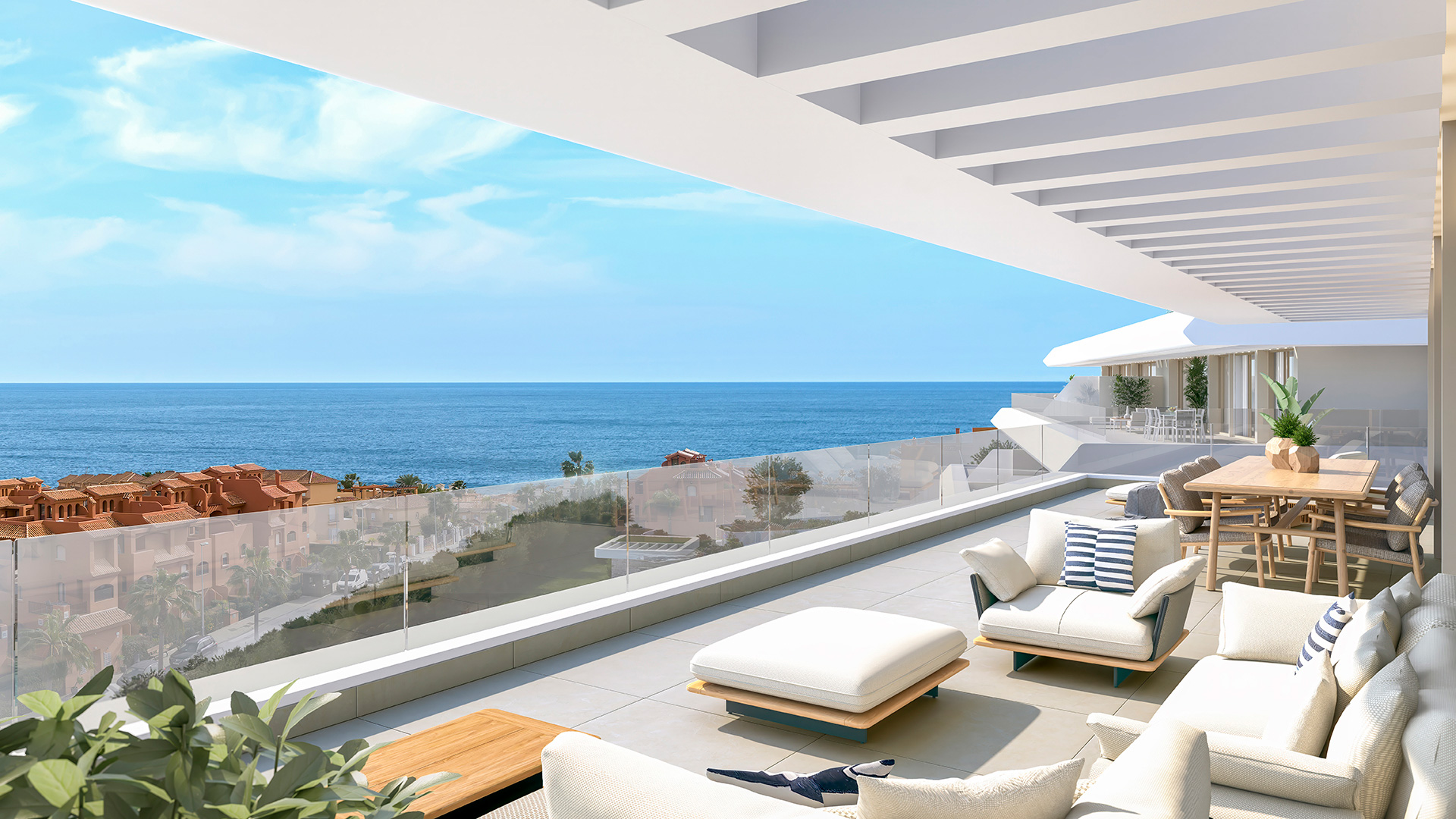 Boutique Garden Apartment with Sea Breeze Living in Estepona
