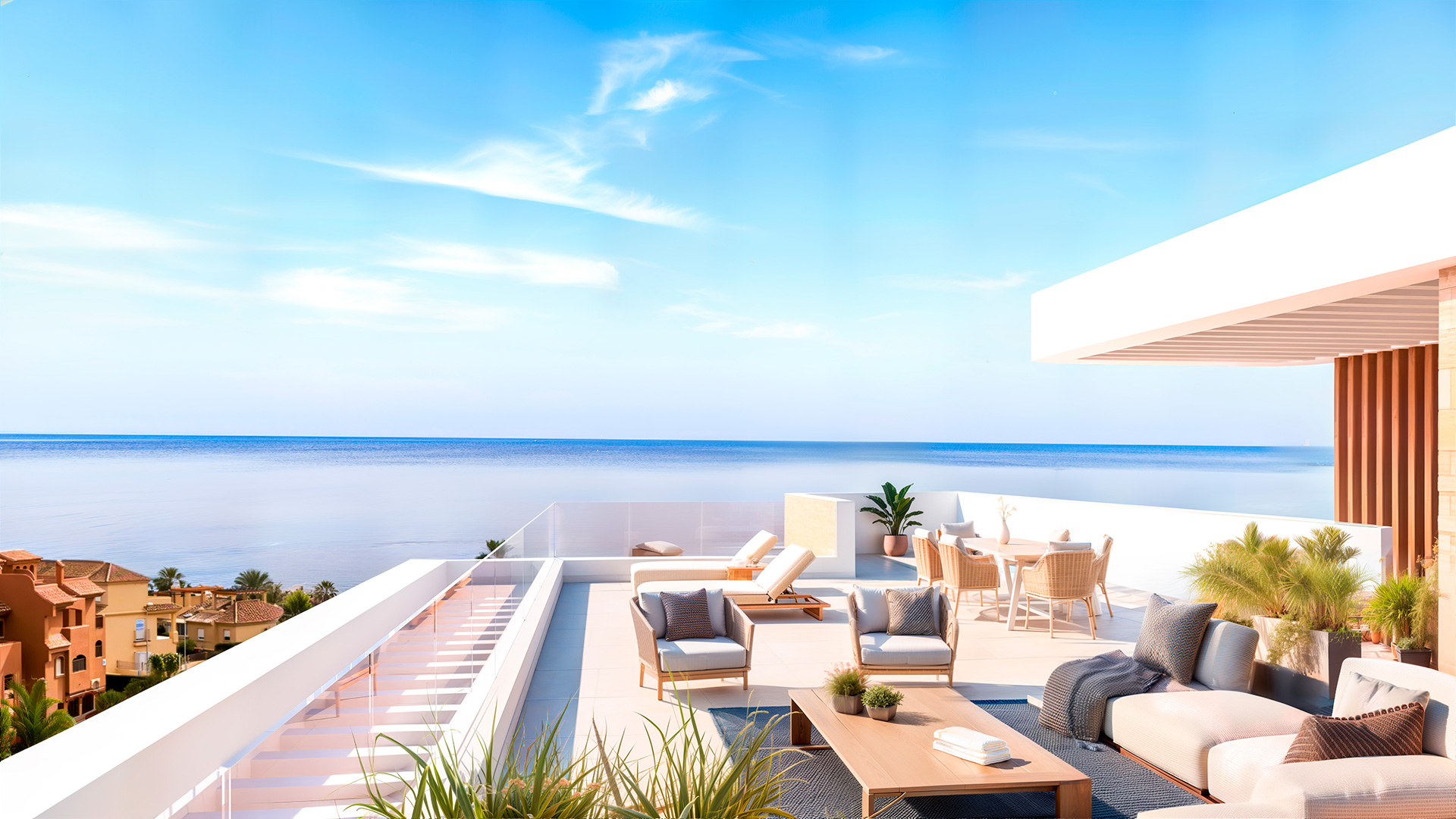 Boutique Garden Apartment with Sea Breeze Living in Estepona