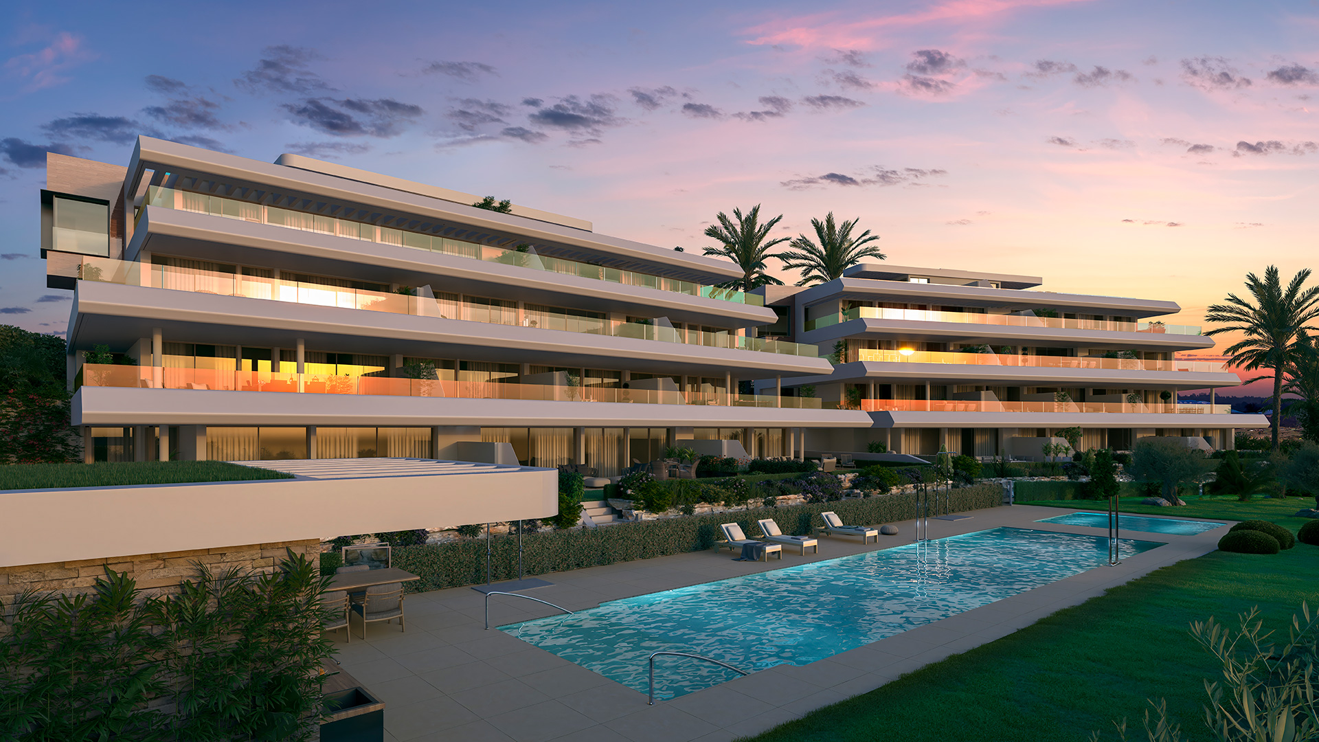 Boutique Garden Apartment with Sea Breeze Living in Estepona
