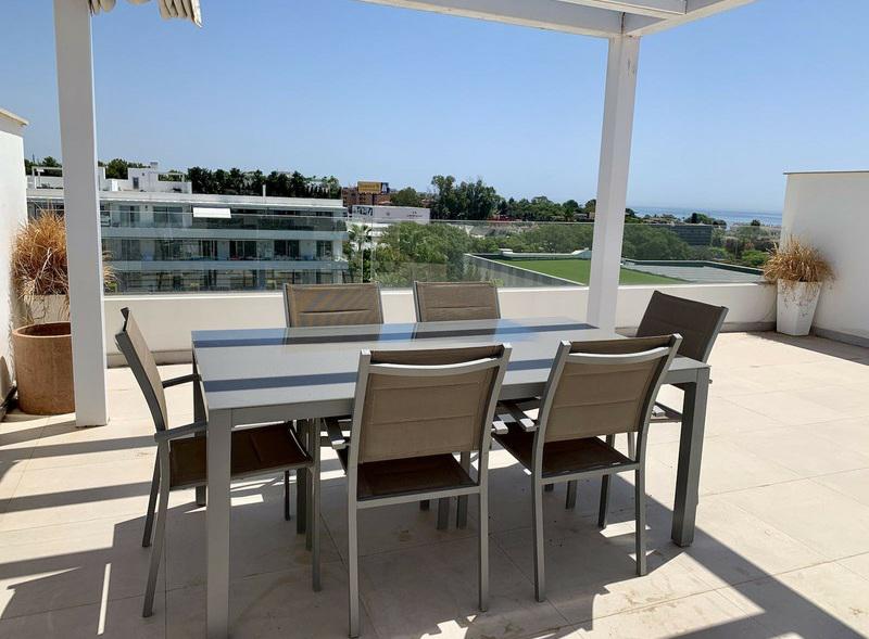 Modern Duplex Penthouse with Sea & Mountain Views Just 8 Minutes from the Beach