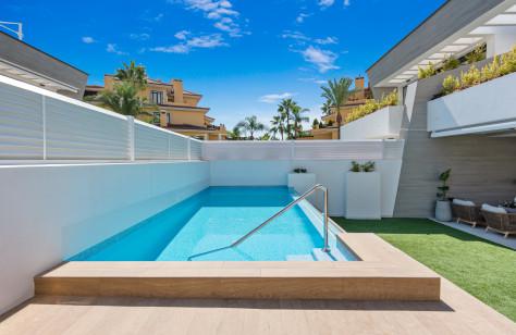 Luxury Living by the Sea Designer Townhouse in Banus Bay, Marbella