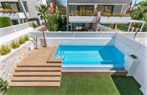 Luxury Living by the Sea Designer Townhouse in Banus Bay, Marbella