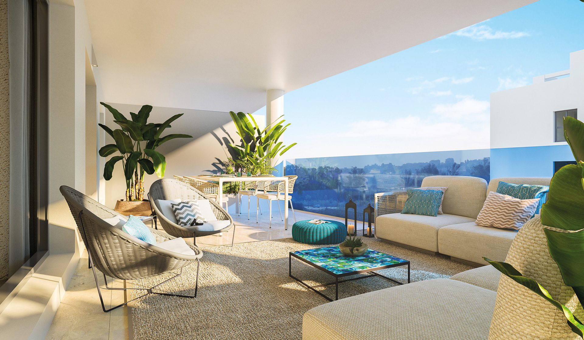 Modern Apartment with Spacious Terrace in Jardines de las Lagunas – Mijas Costa