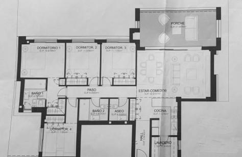 Middle Floor Apartment 4 Bedrooms 2 Bathrooms in Estepona
